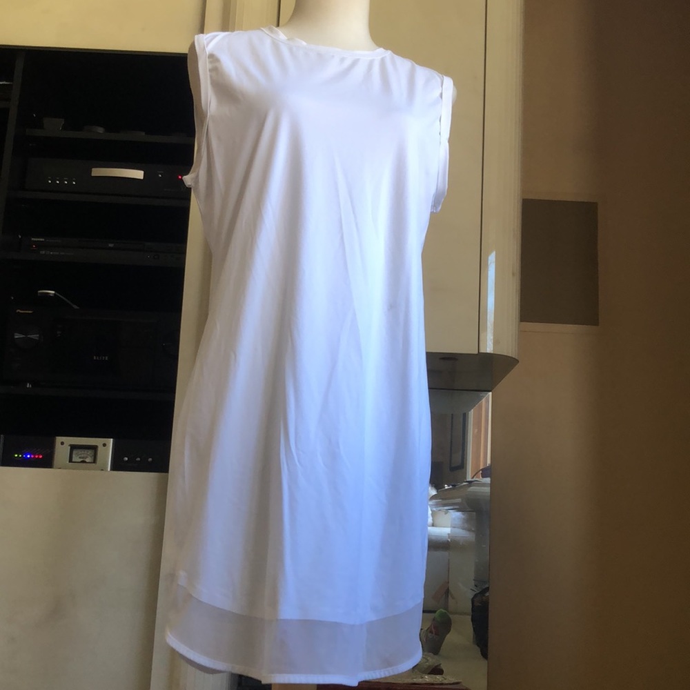 Athleta White, sleeveless, lightweight Relaxed fit, Tunic  Dress